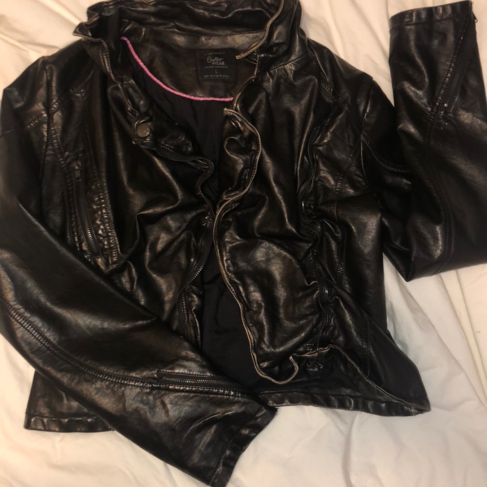 Leather jacket